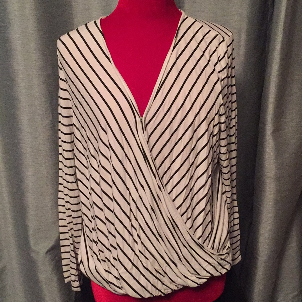 Ava and Viv Draped Top